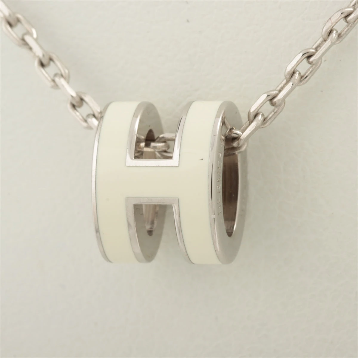 エルメス ミニポップアッシュH ネックレス GP シルバー A2112141｜中古