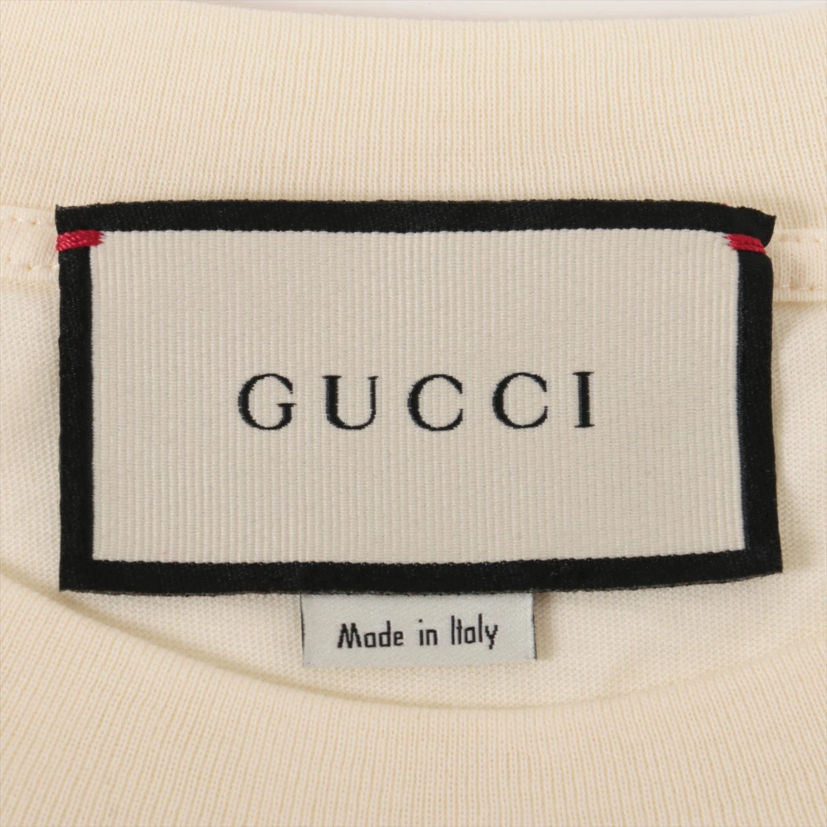 GUCCIテニスTシャツ GUCCI Tops T-Shirt Womens Size XS Beige tennis racket