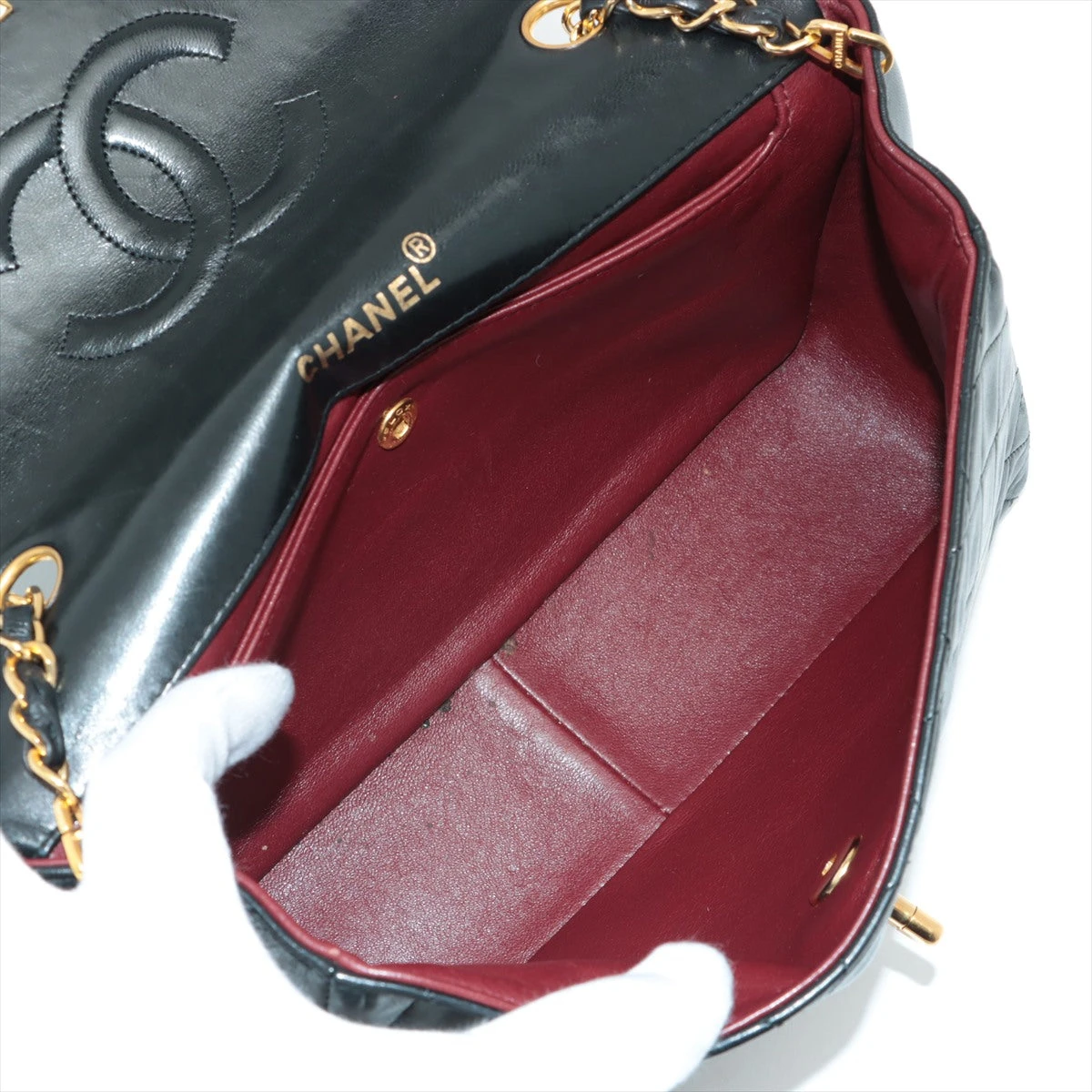 シャネル マトラッセ シングルフラップ バッグ CHANEL/シャネル】マトラッセ シングルフラップ チェーン