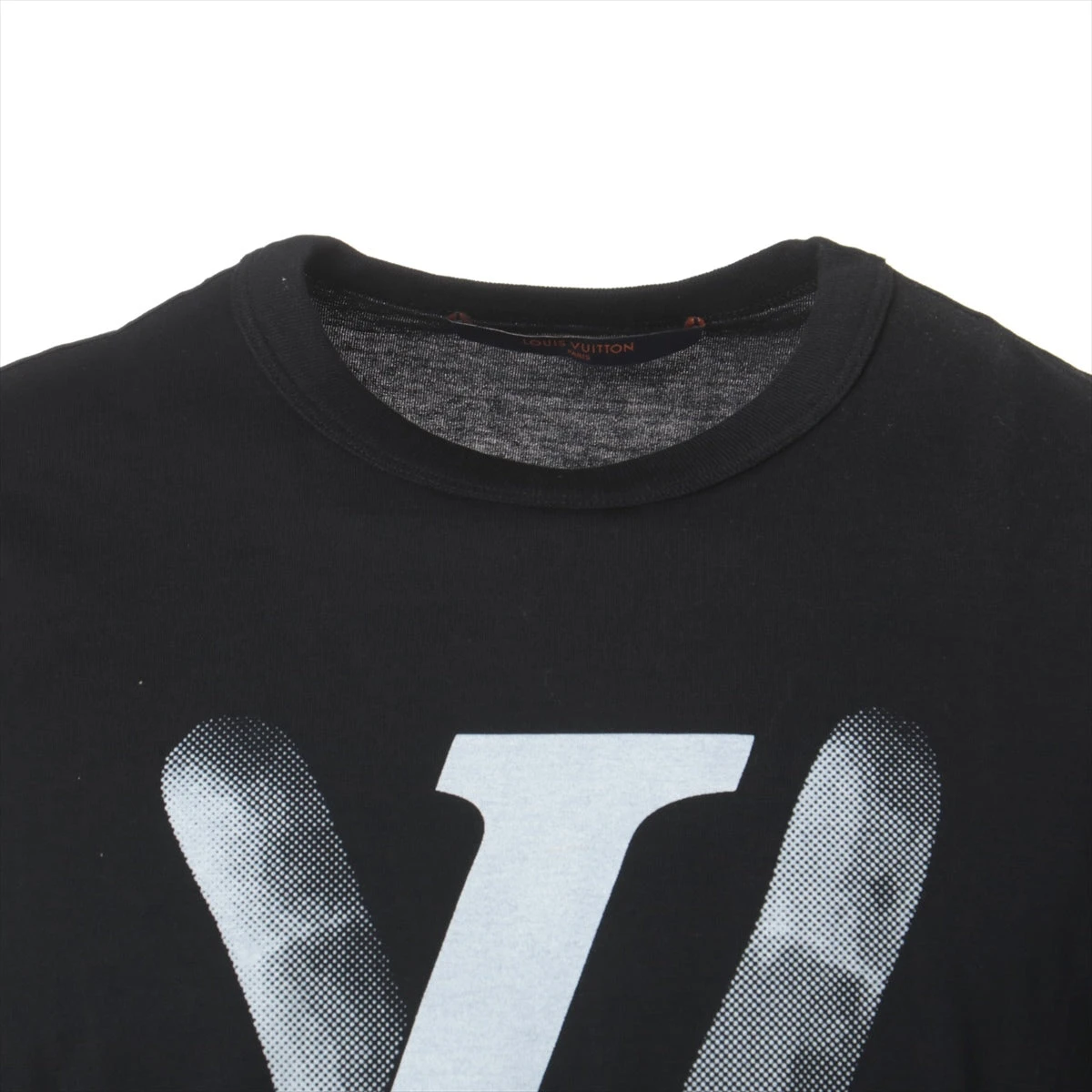 新品同様♡ルイヴィトン　スタンプTシャツ♡louisvuitton xs Authentic Louis Vuitton Women LV Stamp Cotton T-shirt XS In