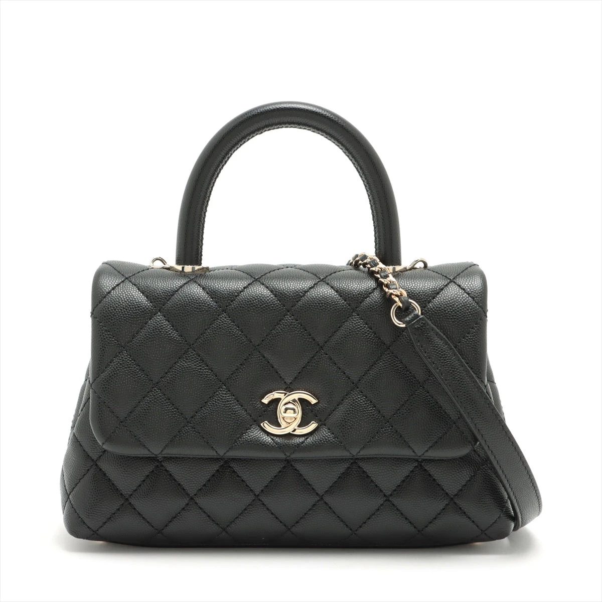 極 美品 シャネル ココ キャビアスキン 2way ボストンバッグ ブラック 楽天市場】シャネル CHANEL ココマーク 2wayボストンバッグ