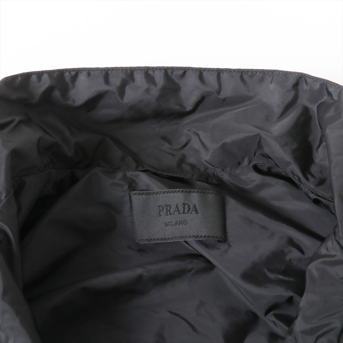 プラダ 19SS ナイロン ナイロンジャケット 46 メンズ ブラック