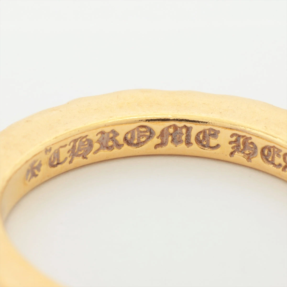 超短期出品 22k クロムハーツ パンク リング 19号 CHプラス クロムハーツ CHプラス クロス 22k Gold Ring ゴールド リング