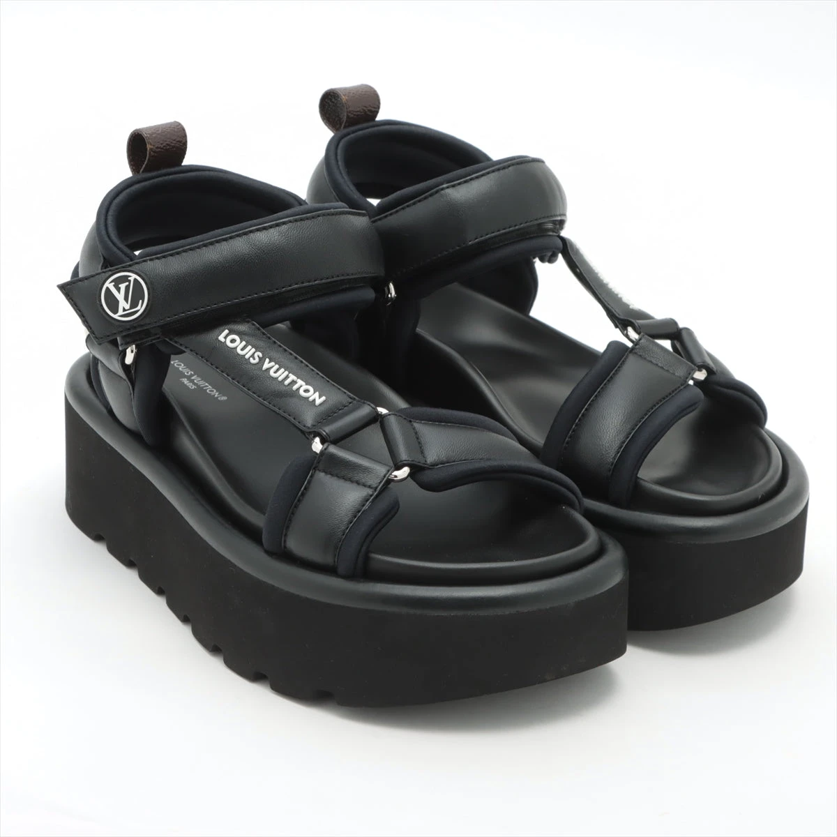 美品 LOUIS VUITTON ルイヴィトン プールピロー ブラック 37
