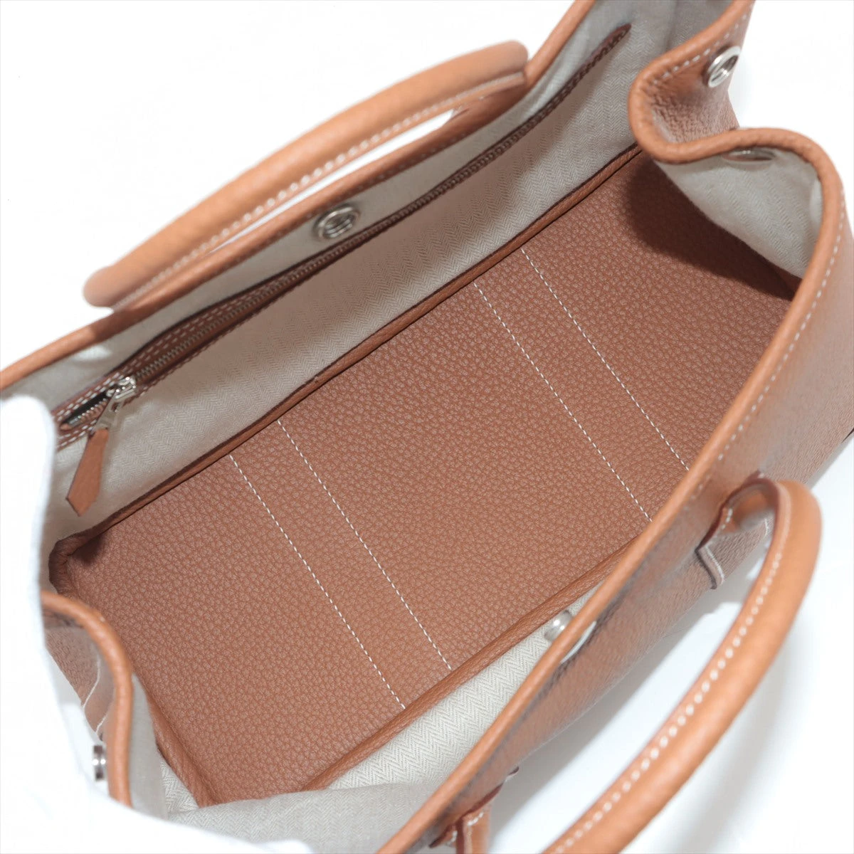 HERMES ガーデン パーティ　TPM 美品 エルメス ガーデンパーティ TPM ブルービヤール トワル