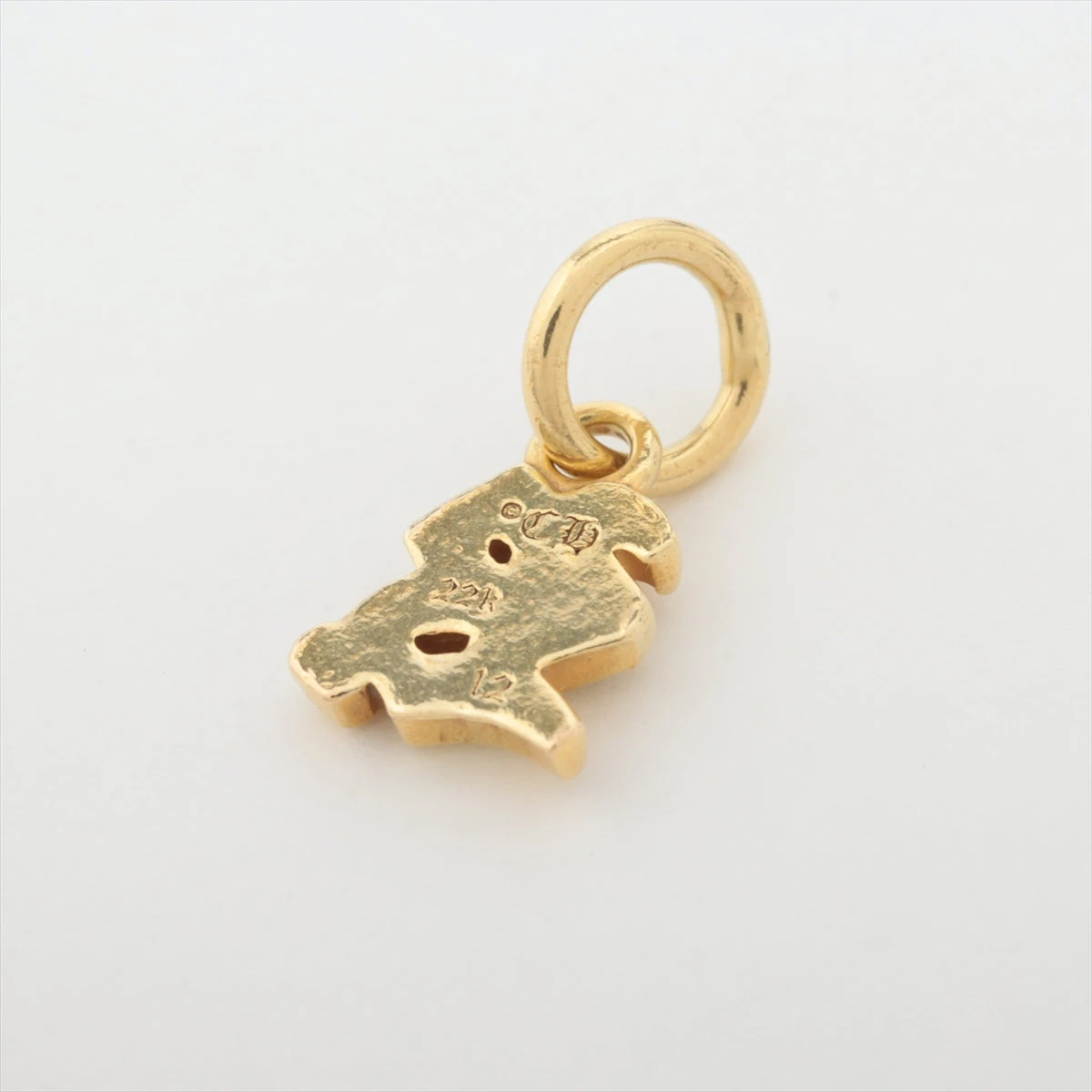 クロムハーツ イニシャル チャーム 22k 1.1g アルファベット R