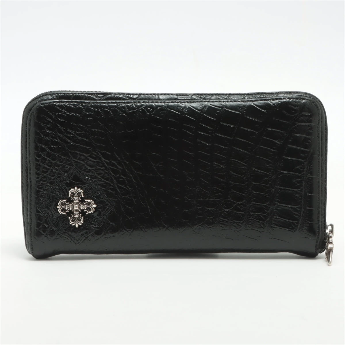 【購入前鑑定可】クロムハーツ REC F ZIP フィリグリープラス クロムハーツ REC F ZIP ウォレット 表記なし ブラック×シルバー