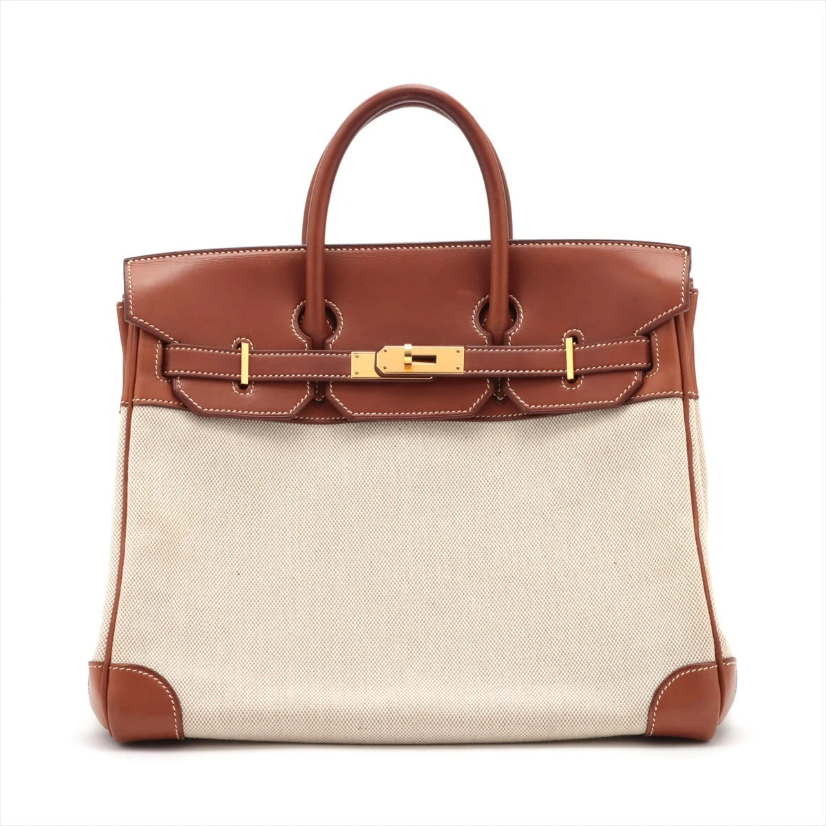 エルメス オータクロア32 トワルアッシュ×バレニア ベージュ