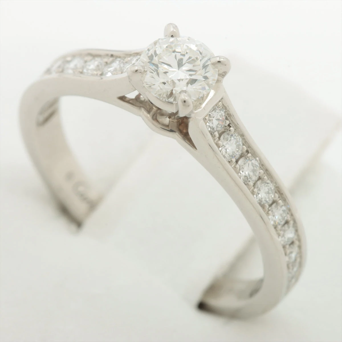 カルティエ ソリテール1895 ハーフエタニティ ダイヤ リング