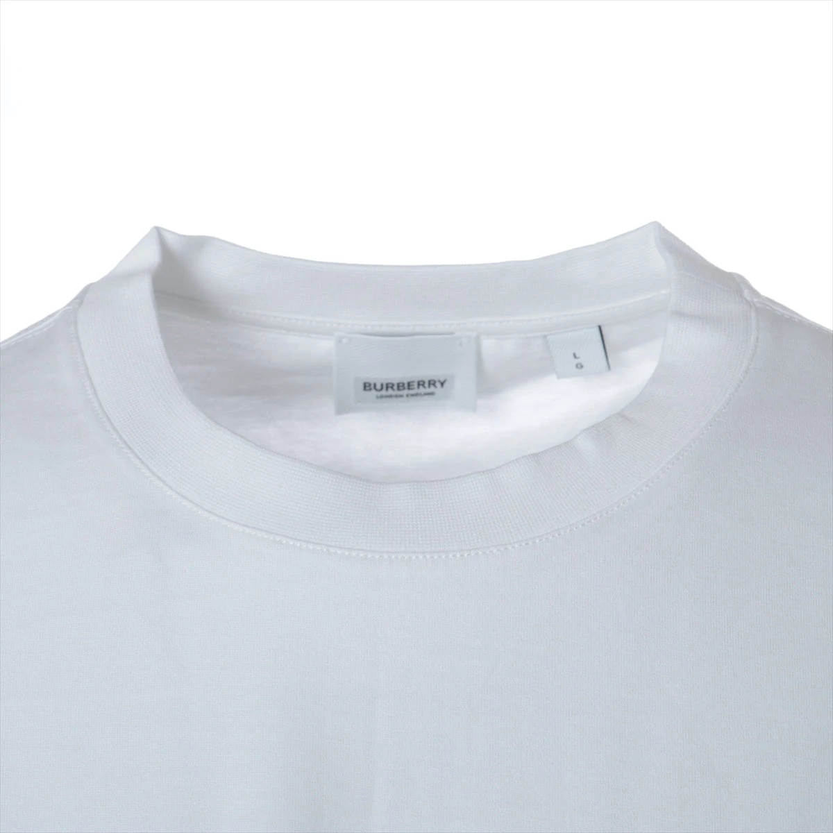 バーバリー コットンTシャツ ホワイト Amazon.co.jp: [BURBERRY] (バーバリー) 綿100％ ロゴプリント