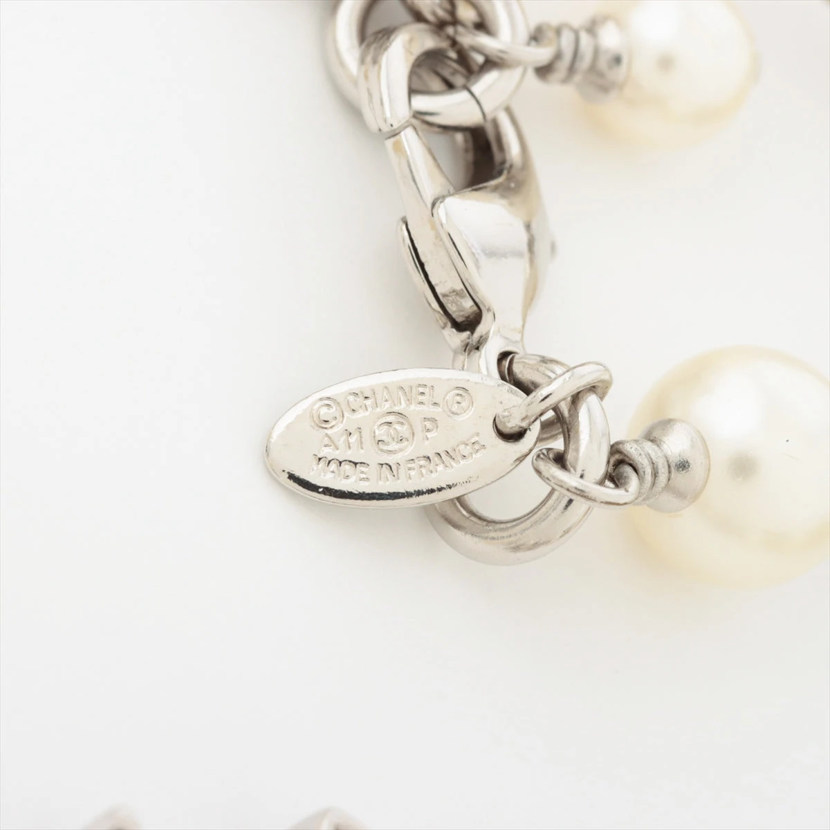 シャネル ココマーク A11P ネックレス GP×ラインストーン×フェイク