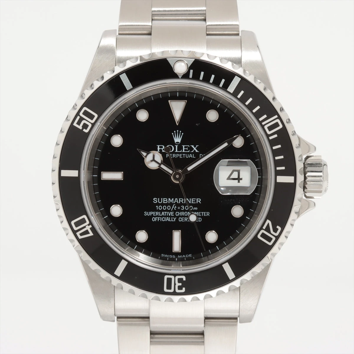 ロレックス サブマリーナ 16610 SS AT 黒文字盤