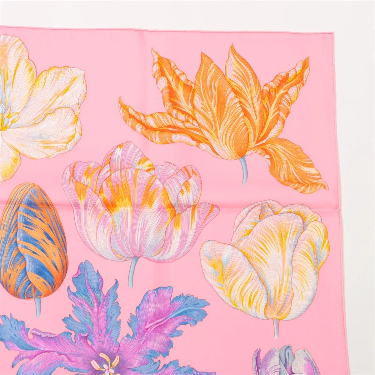エルメス カレ90 Tulipomanie チューリップマニア スカーフ