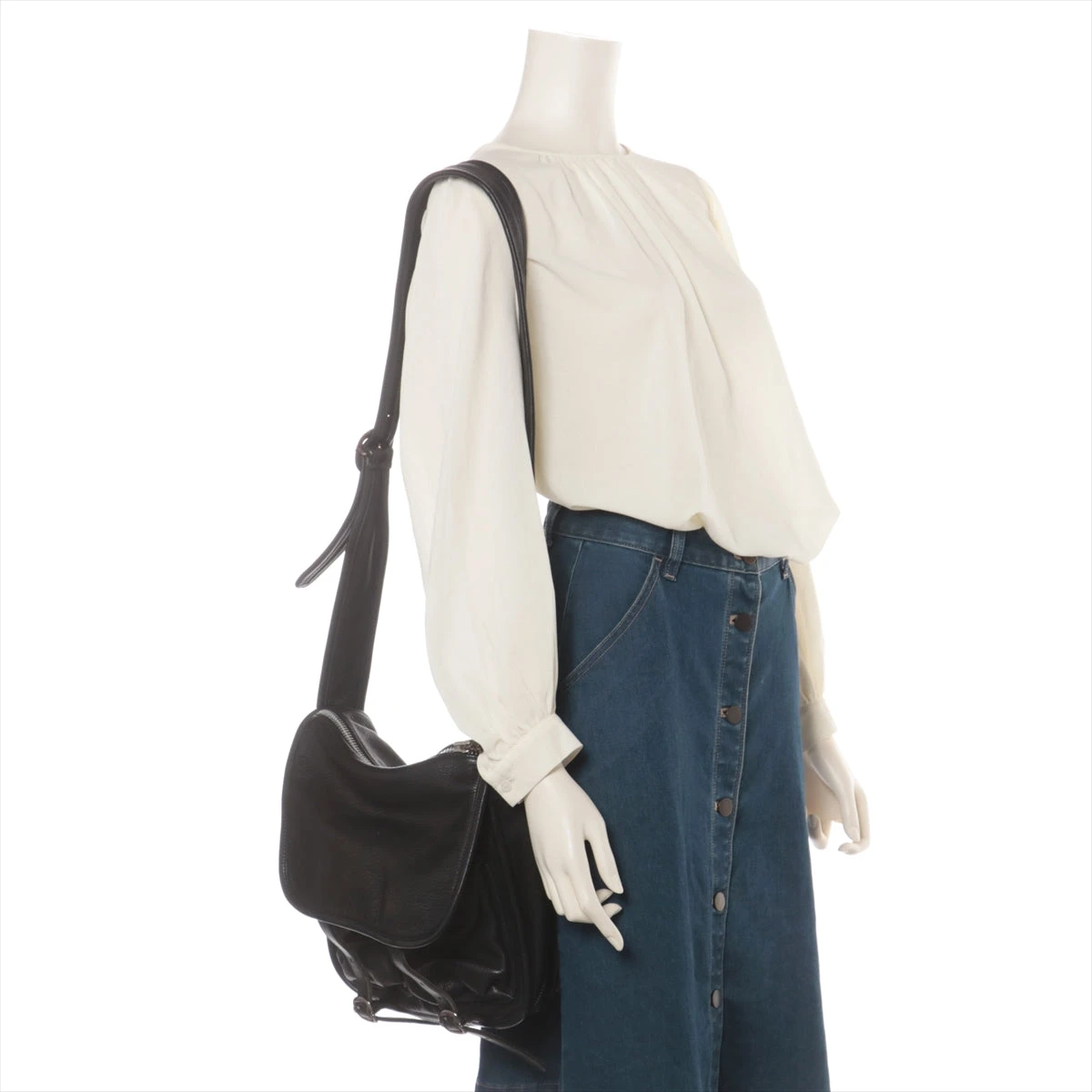 クロムハーツ ガンスリンガー ショルダーバッグ レザー×925