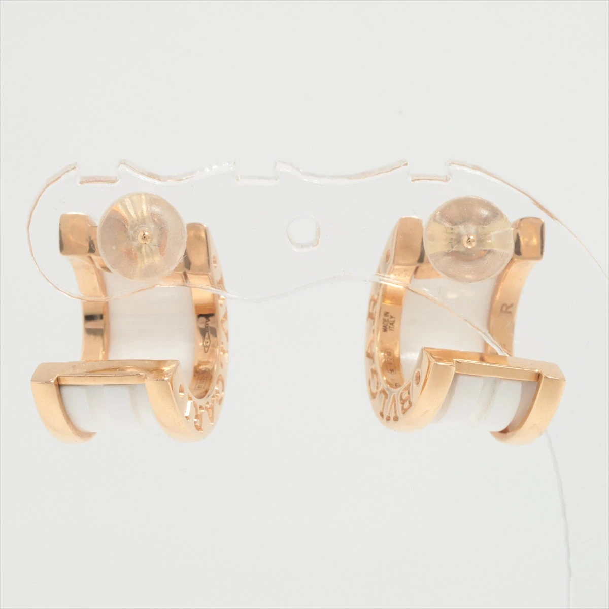 ビーゼロワン ピアス ブルガリ BVLGARI B-zero1 ビーゼロワン ホワイトゴールド K18WG