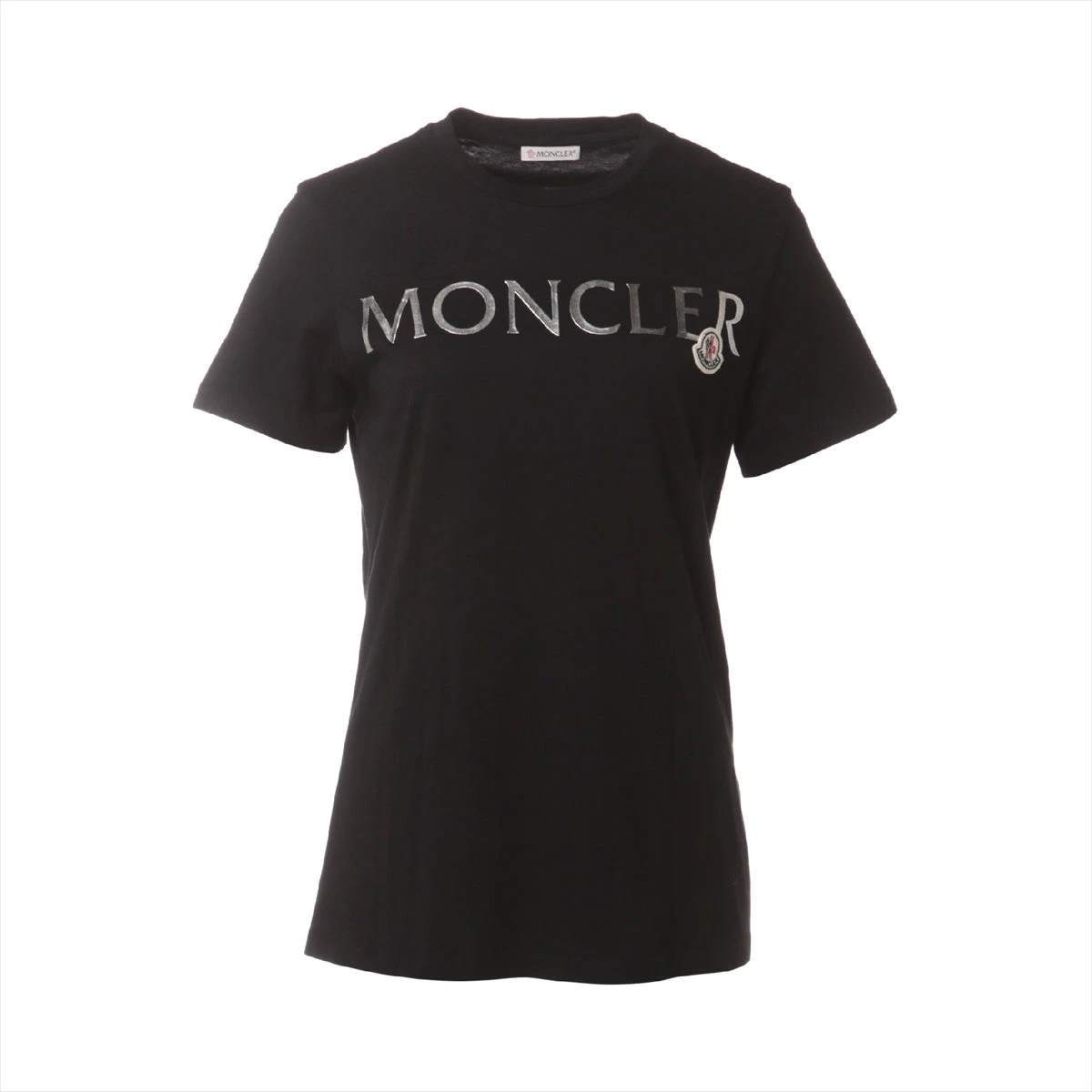 モンクレール 19年 コットン Tシャツ XS レディース ブラック 