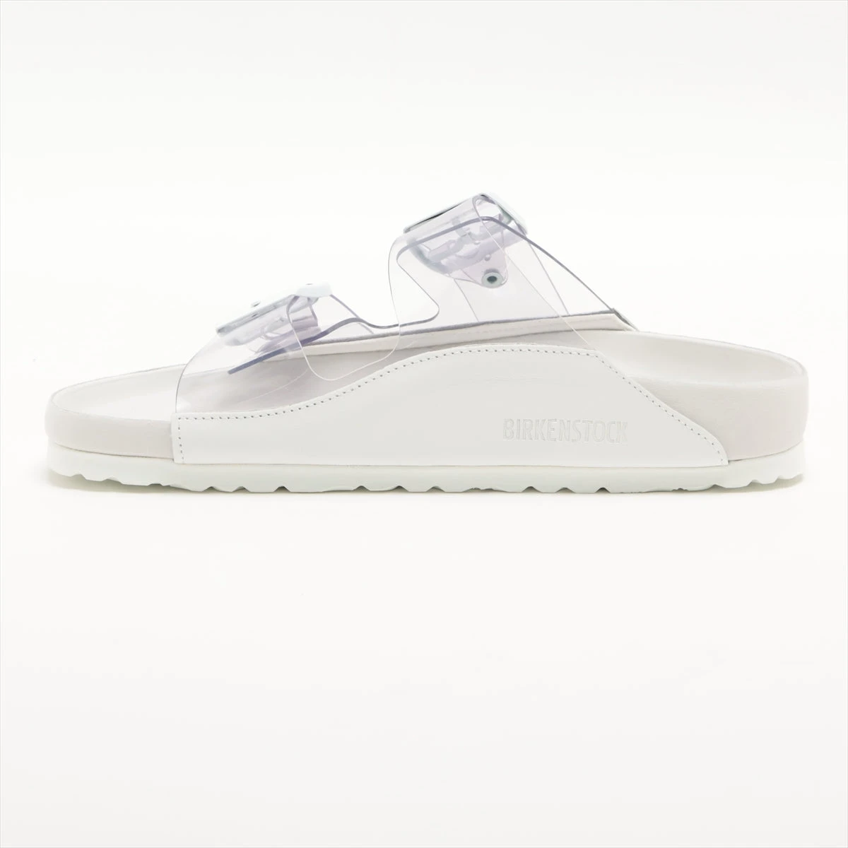 【新品】マノロブラニク×ビルケン アリゾナ PVC サンダル ホワイト 37 白 ビルケンシュトック×マノロ ブラニク第2弾、PVC素材を使用した