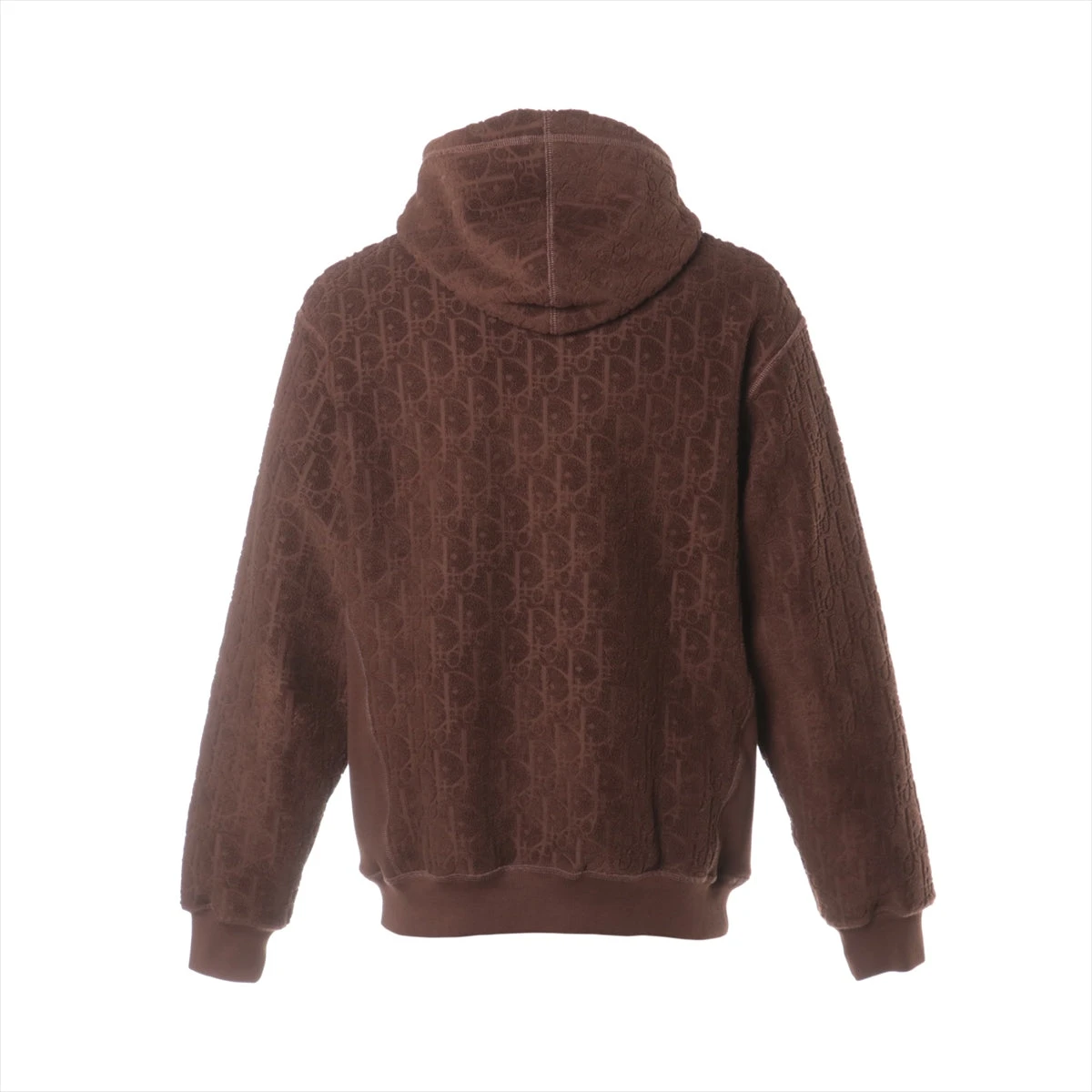 ディオール オブリーク コットン パーカー M メンズ ブラウン