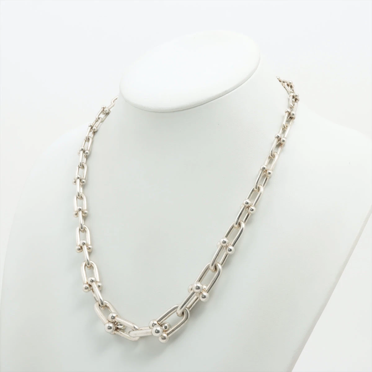 ティファニー ハードウェア グラジュエイテッドリンク ネックレス クリーニング済 TIFFANY&Co.】ティファニー ハードウェア グラジュエイテッド