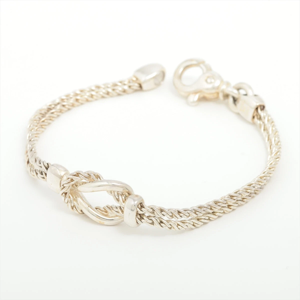 ティファニー ダブルロープ ブレスレット 925 18.2g シルバー A2151258