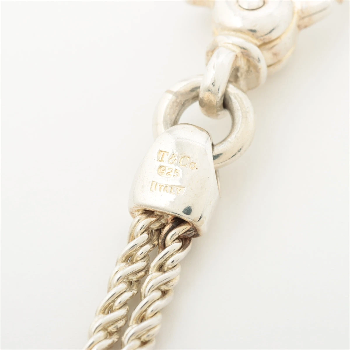 ティファニー ダブルロープ ブレスレット 925 18.2g シルバー A2151258