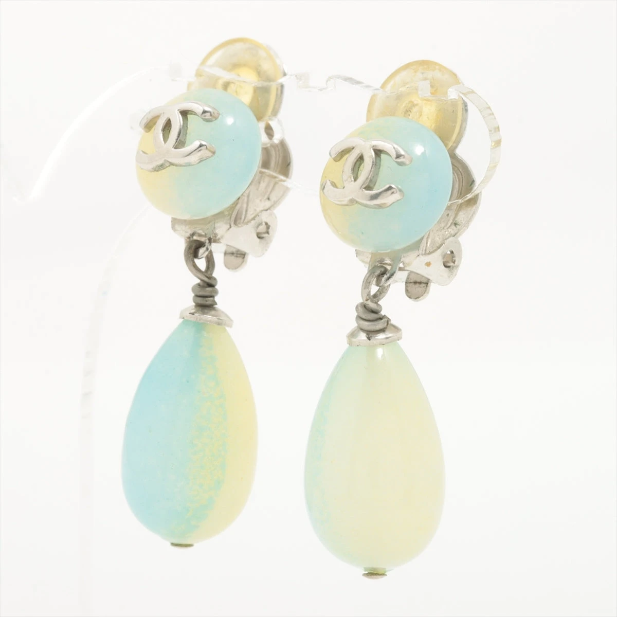 シャネル ココマーク 99P イヤリング(両耳用) GP×カラーストーン  