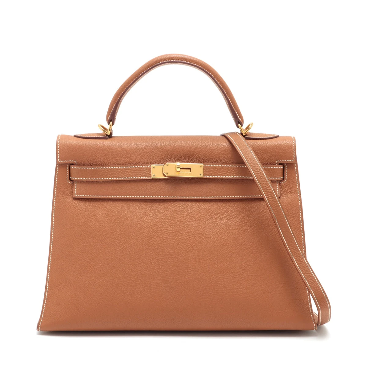 エルメス ケリー32 トゴ ゴールド ゴールド金具 □H:2004年
