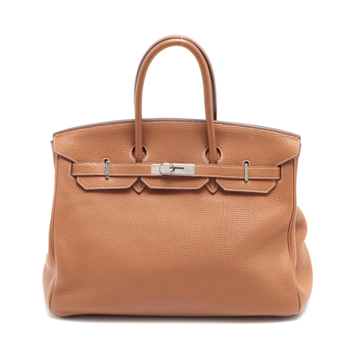 エルメス バーキン35 トゴ ゴールド シルバー金具 □M:2009年