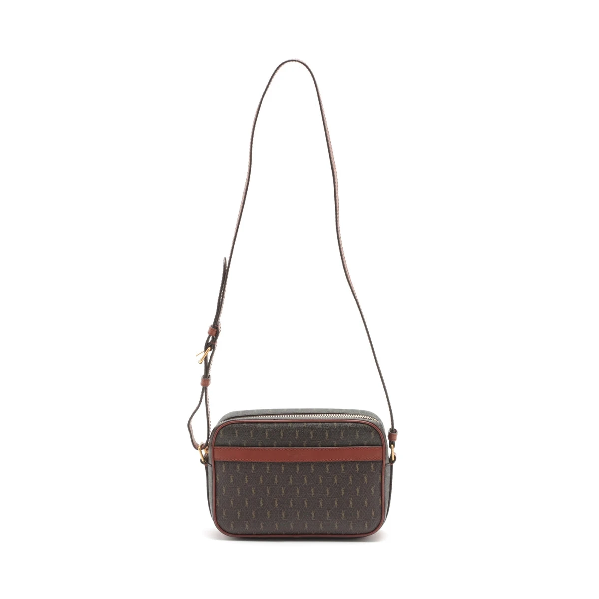 サンローランパリ カメラバッグ PVC×レザー ショルダーバッグ