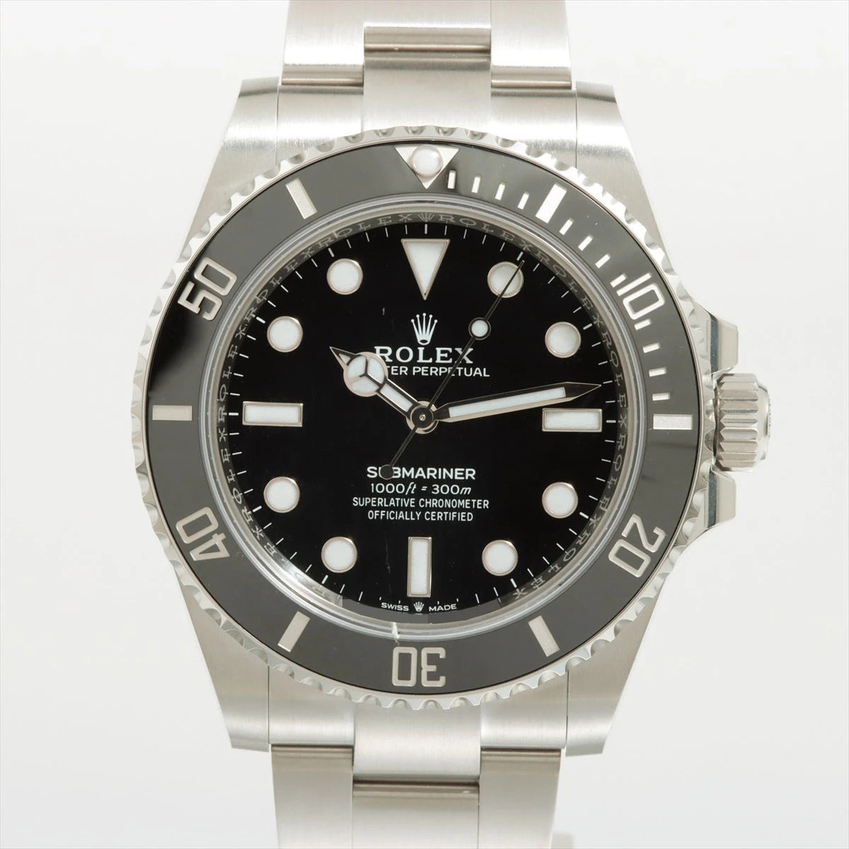 ロレックス サブマリーナ 124060 SS AT 黒文字盤