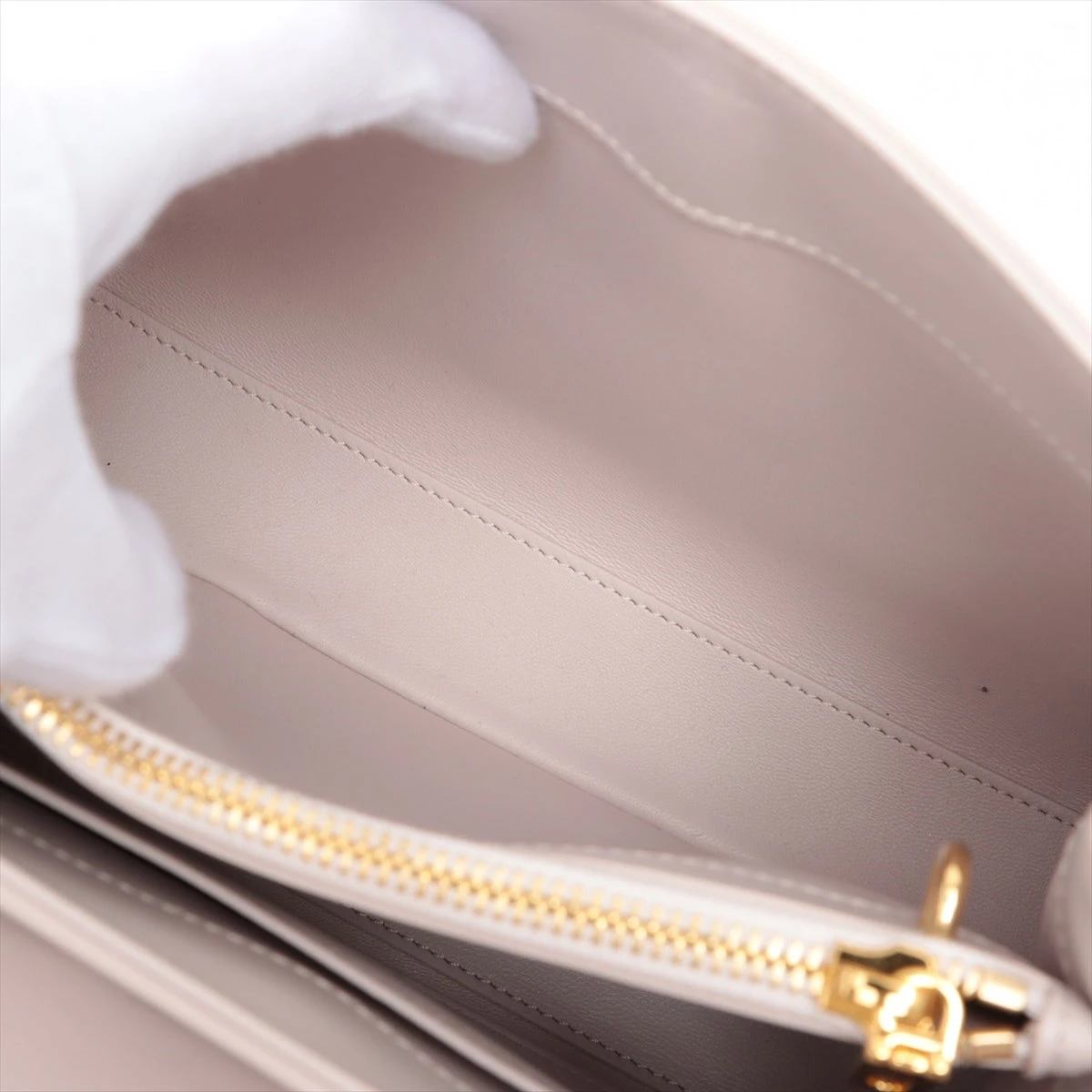 セリーヌ 16セーズ スモール レザー 2WAYハンドバッグ ピンク A2094416