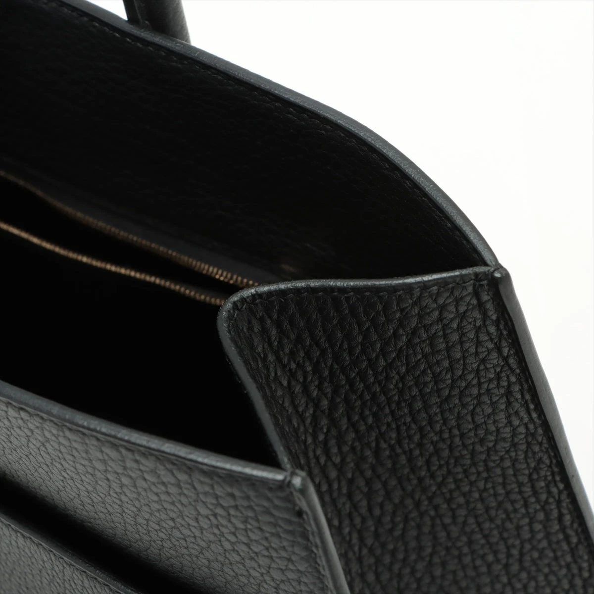 エルメス ホワイトバスGM フィヨルド ブラック ゴールド金具 □G:2003