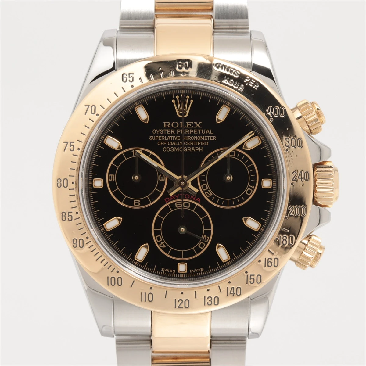 ロレックス デイトナ 116508 YG AT 黒文字盤 A1833754｜中古