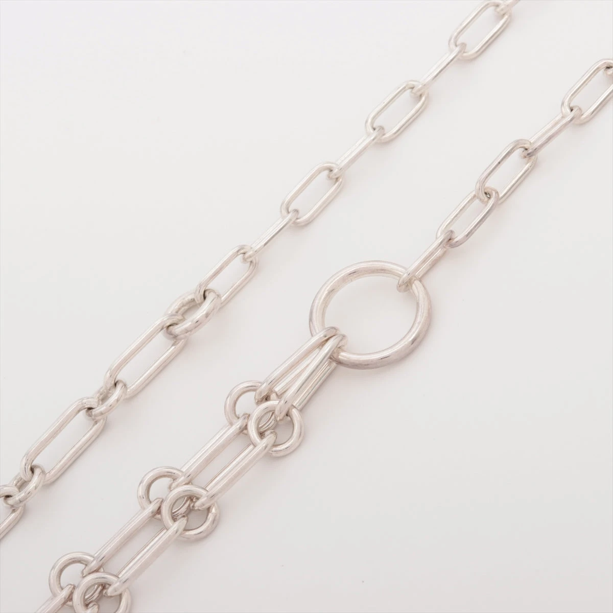 エルメス アルファケリー ロングネックレス 925 64.7g シルバー