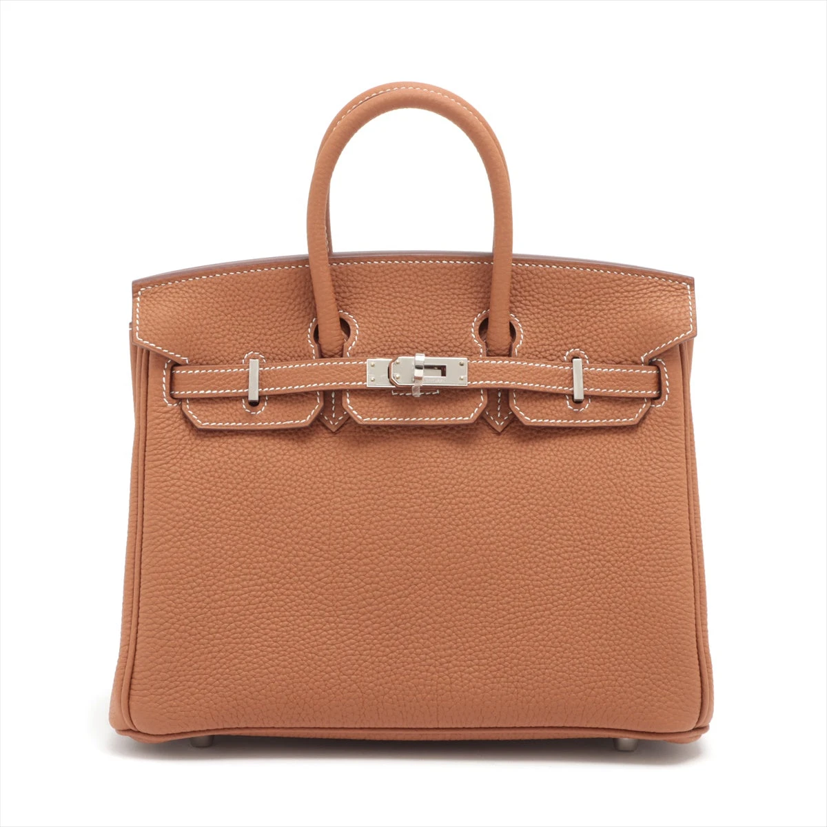 エルメス バーキン25 トゴ ゴールド シルバー金具 B:2023年