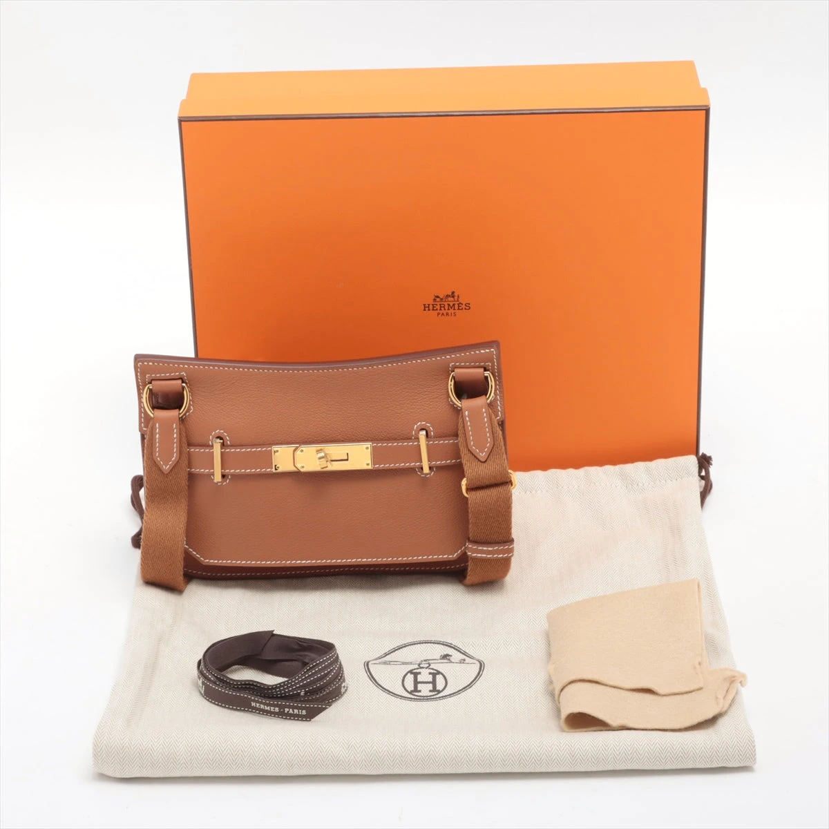 エルメス ジプシエールミニ エバーカラー ゴールド ゴールド金具 B 