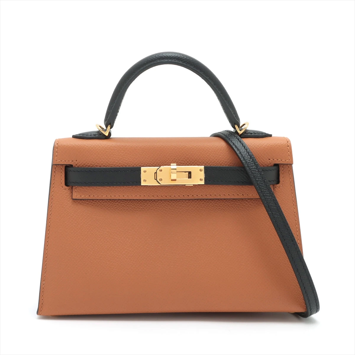 楽天市場】エルメス HERMES ミニケリー2 外縫い ノワール