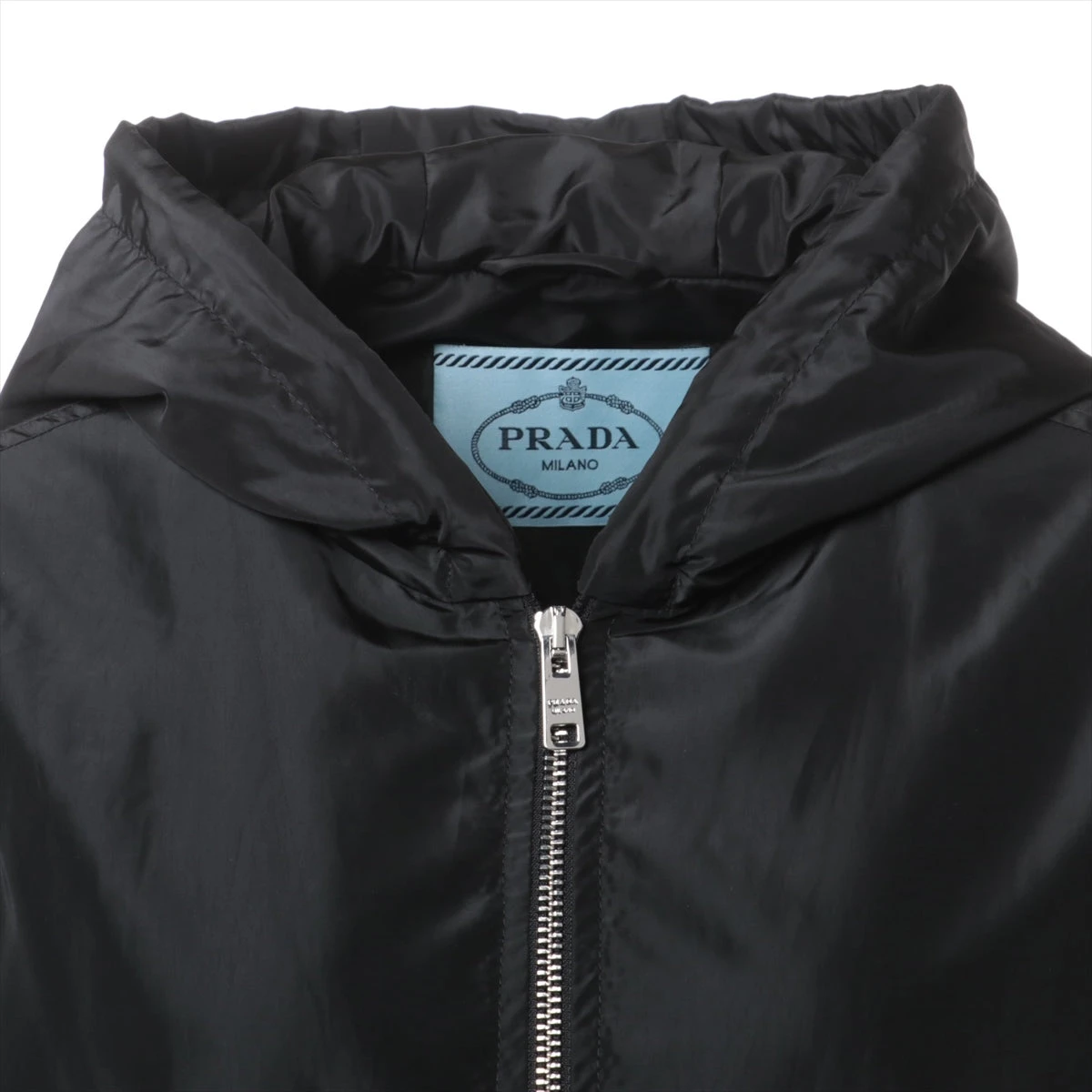 セール【PRADA】レディース ナイロンジャケット 29Q597 プラダ 22年 ポリエステル ジャケット 40 レディース ブラック