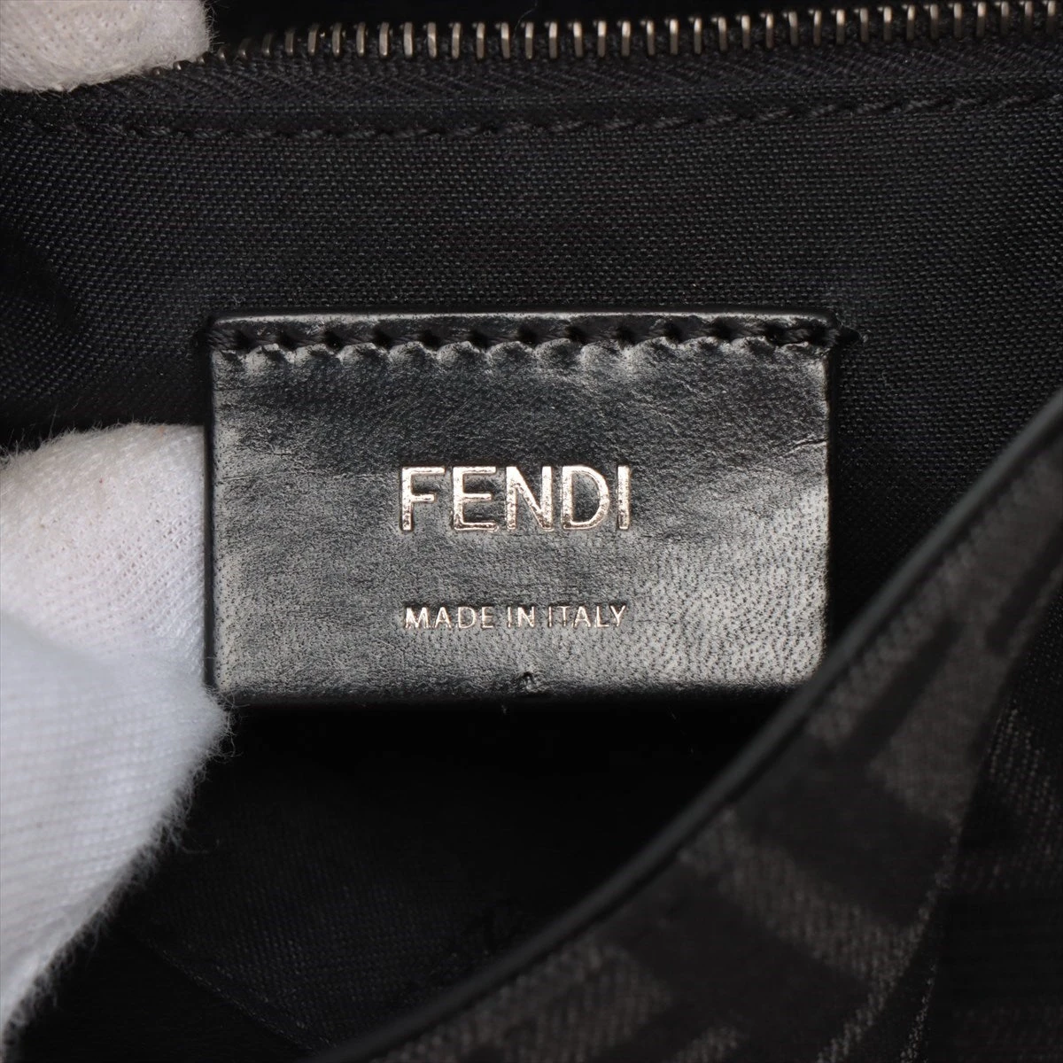FENDI フェンディ キャンバス×レザー シグネチャー 38 サンダル FENDI フェンディ FF Logo Slider Slippers 8X6749 A5JX F1425