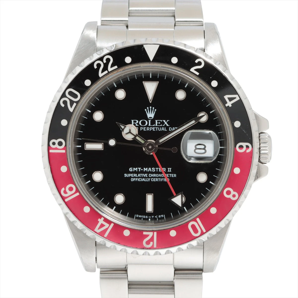 ロレックス GMTマスター Ⅱ 16710 SS AT 黒文字盤