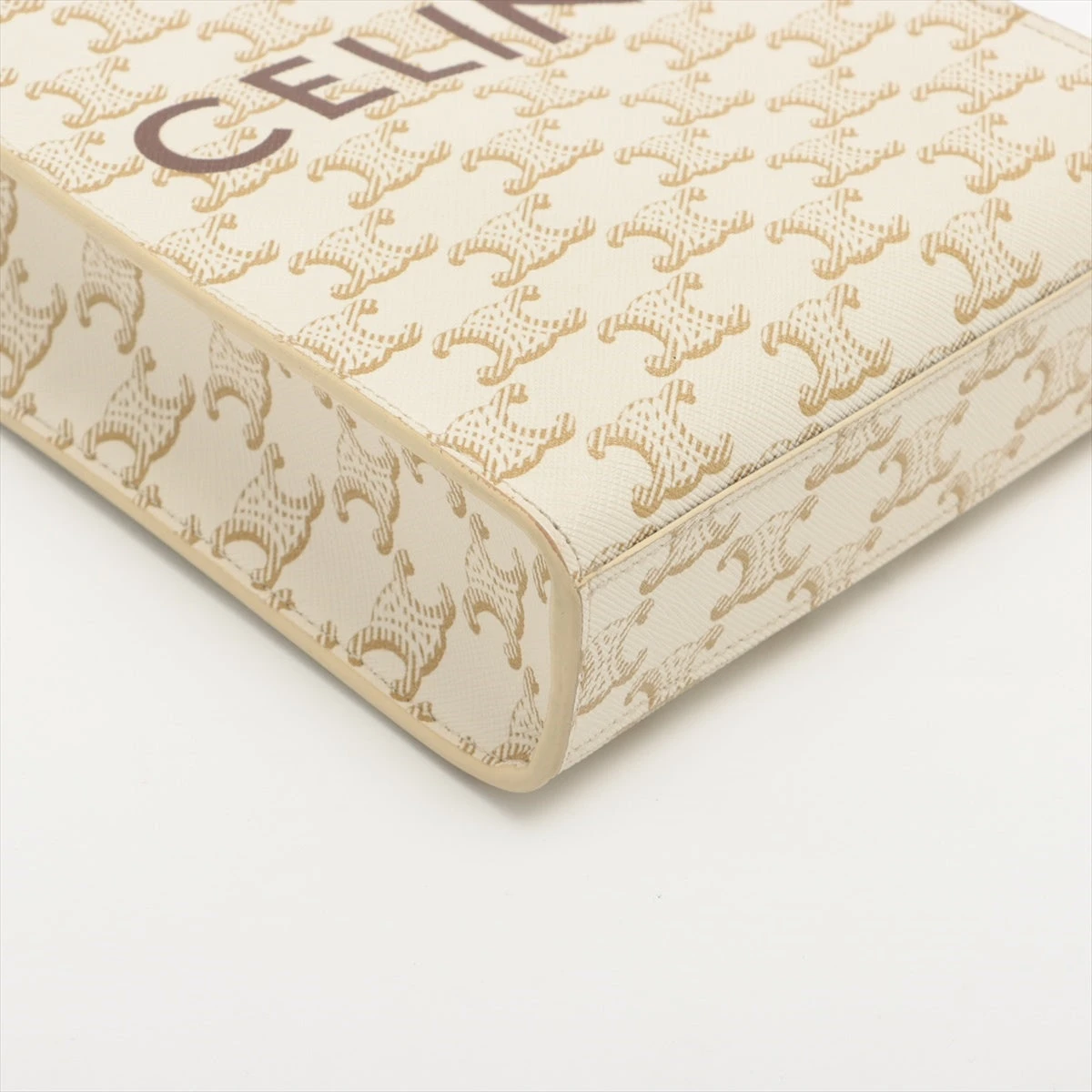 CELINE トリオンフ ミディアム バーティカルカバ レザー ホワイト 楽天市場】CELINE セリーヌ トートバッグ Medium Cabas Vertical