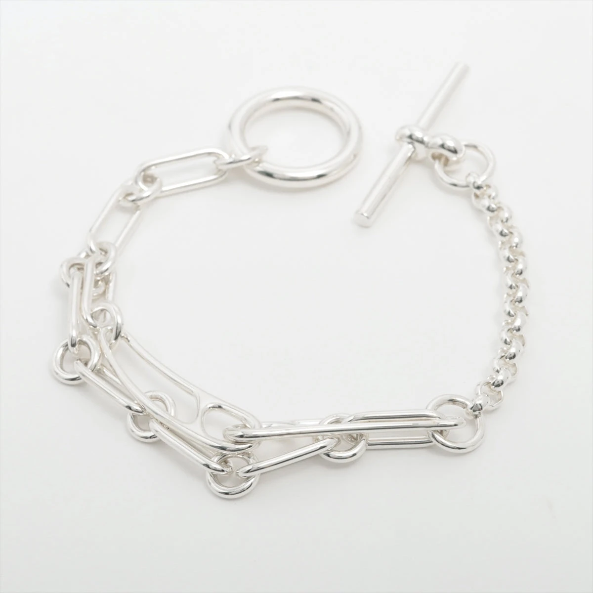 エルメス シェーヌダンクル パンク ブレスレット SH 925 17.5g
