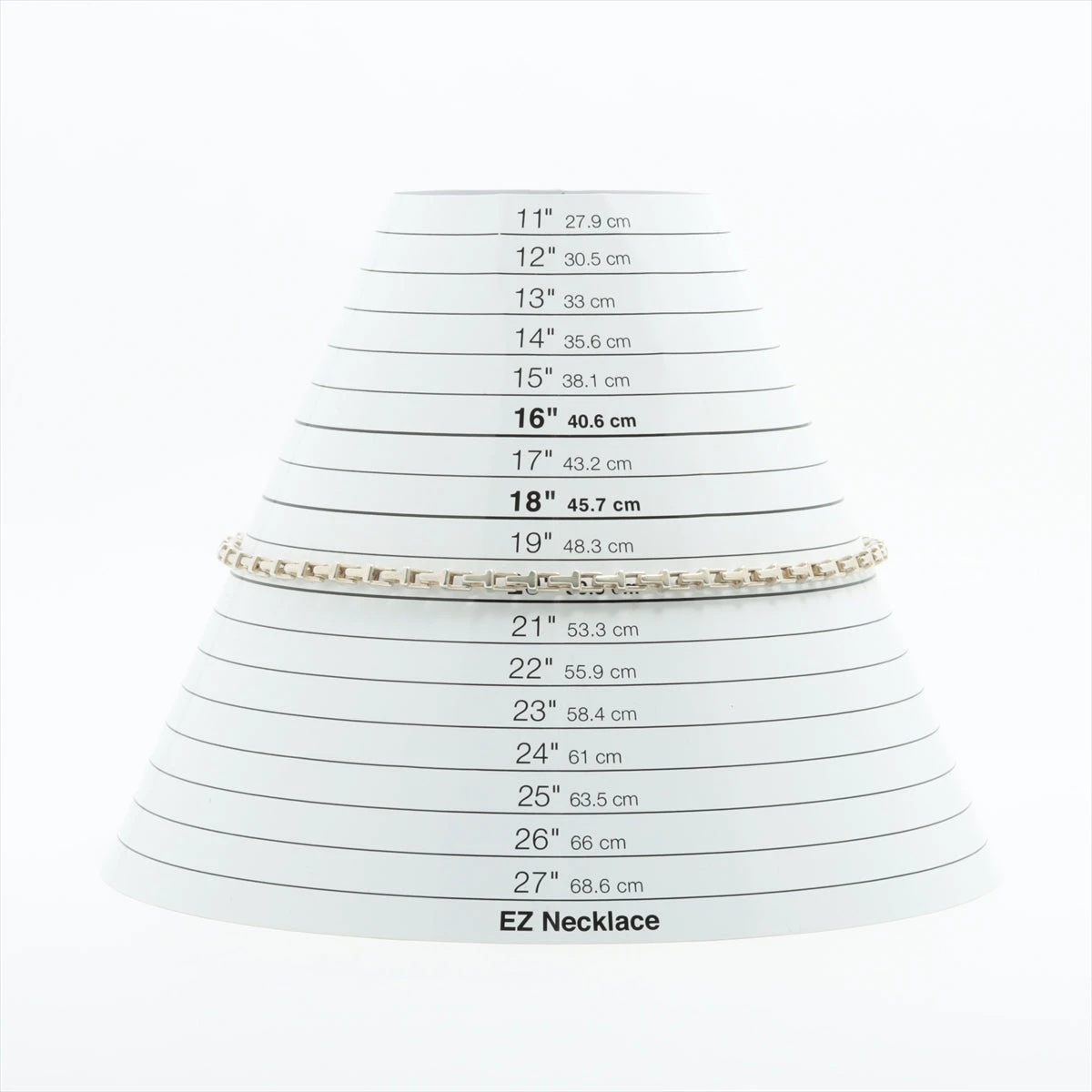 ティファニー Tナロー チェーン ネックレス 925 36.1g シルバー