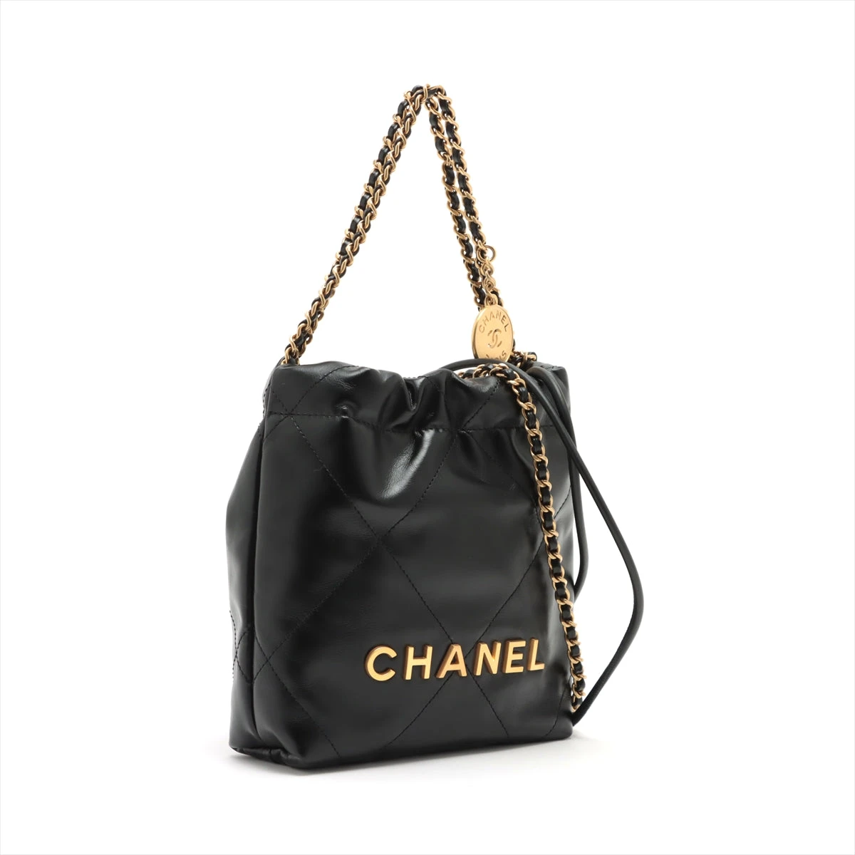 楽天市場】【シャネル】Chanel 22 ミニ シャイニークランプル