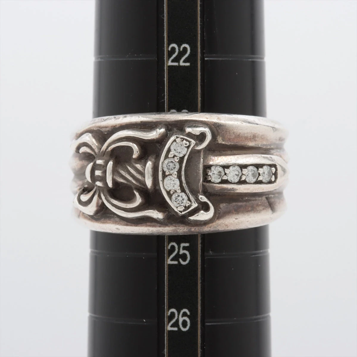 クロムハーツ ダガー リング 925 17.8g パヴェダイヤ A2191798｜中古