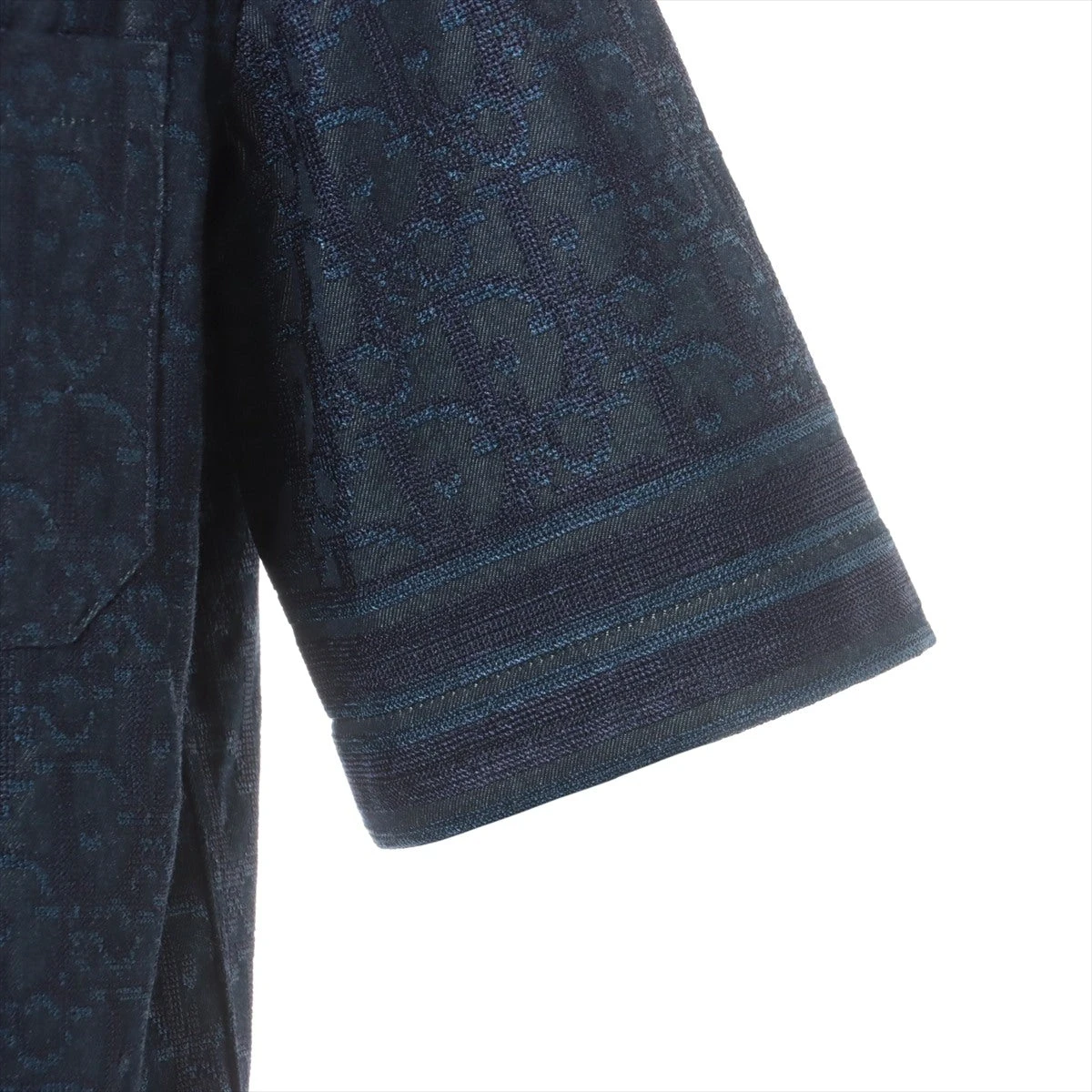 ディオール オブリーク 22AW コットン デニムシャツ 37 メンズ