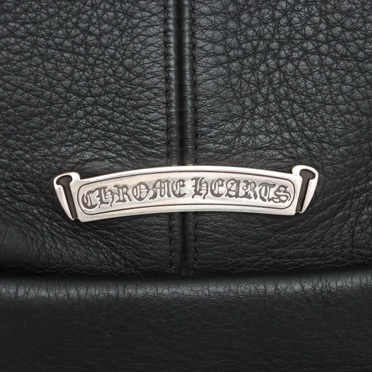 クロムハーツ スナットパック ボディバッグ レザー×925 ブラック