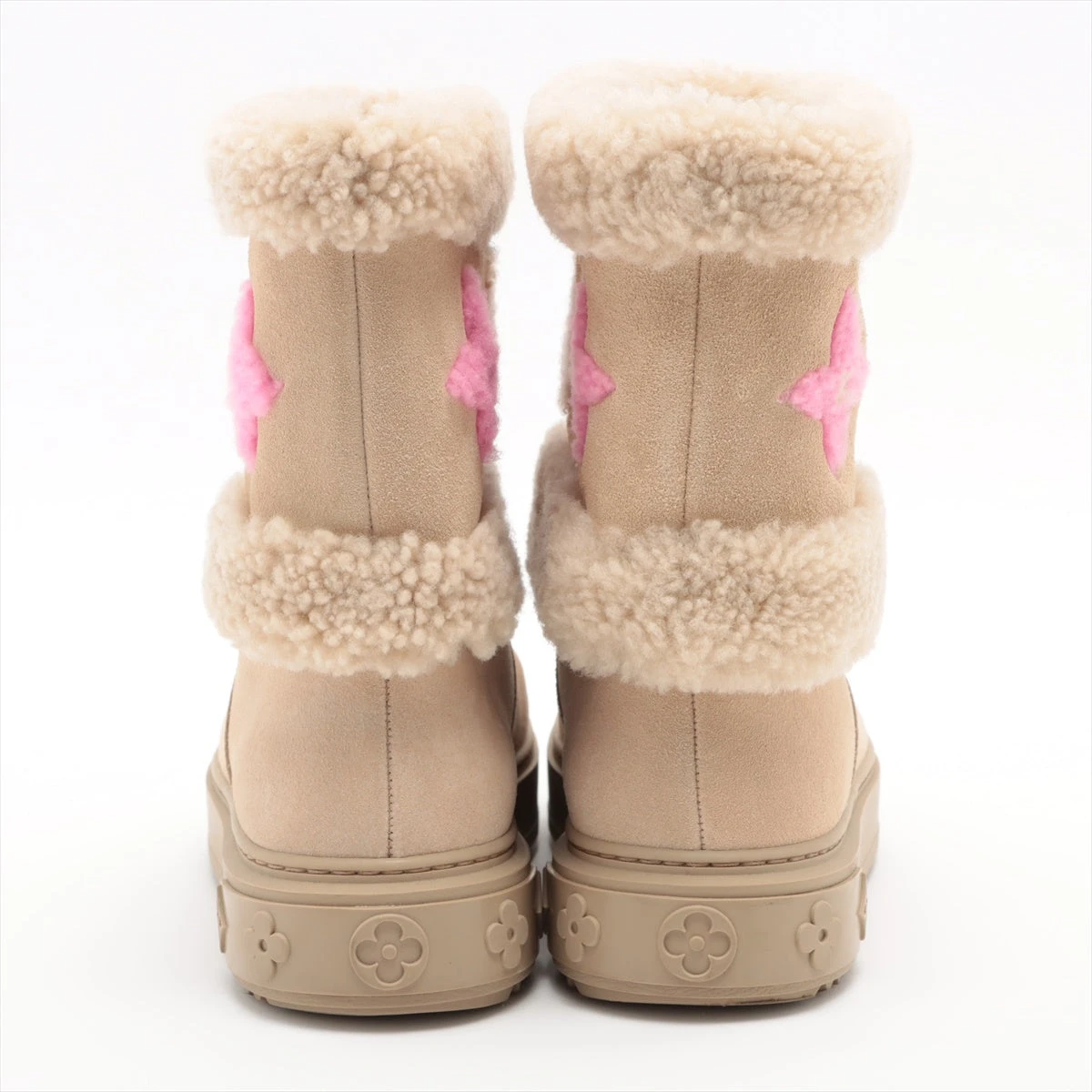 ヴィトン スノードロップライン 21年 スエード ブーツ 37 レディース