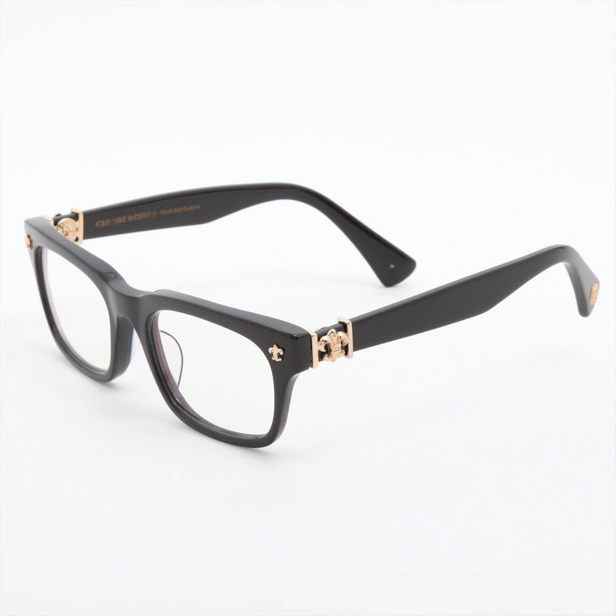★CHROME HEARTS★ GITTIN ANY? 52 ブラック / ゴールド 眼鏡 クロムハーツ GITTIN ANY-A メガネ 表記なし 52□19-145