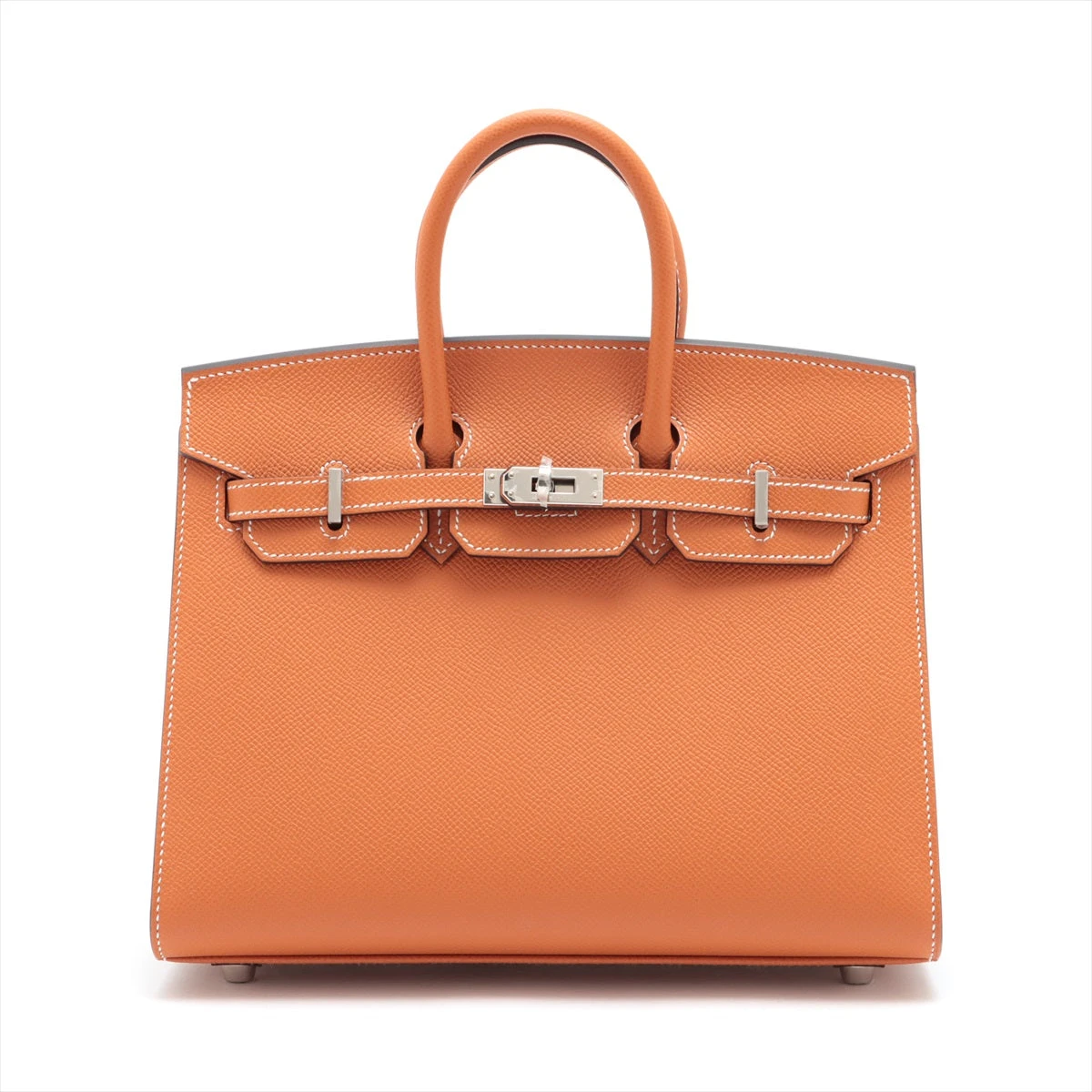 HERMES バーキン25 セリエ オレンジボックス 箱のみ エルメス バーキン25 セリエ ヴォーエプソン ゴールド シルバー